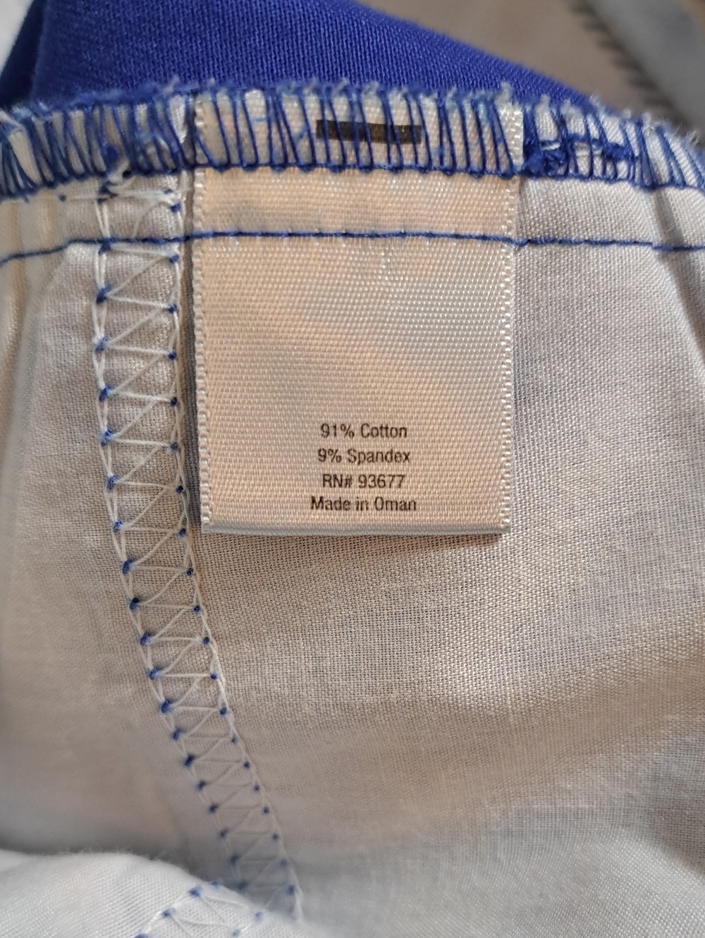 a.n.a Women’s Slacks Cobalt Blue Dress Pants Pockets Zipper Belt Loops Size 14 - Picture 7 of 12